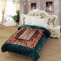 Precio al por mayor de fábrica, cama térmica personalizada, sofá, Manta lisa en relieve, mantas Raschel de poliéster para invierno