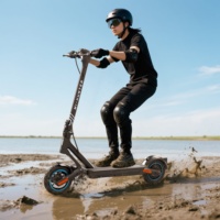 Nuevo MODELO DE patinete eléctrico rápido y potente plegable 48V Escooter 10 pulgadas neumático de aire todoterreno E-Scooter 13AH patinete eléctrico todoterreno