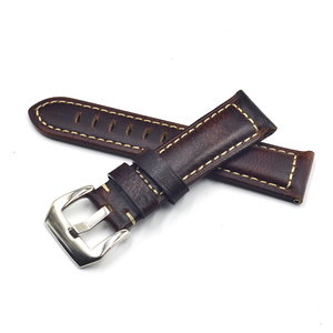 <span class=keywords><strong>Bracelet</strong></span> de <span class=keywords><strong>montre</strong></span> rétro en <span class=keywords><strong>cuir</strong></span> véritable italien 18mm 20mm <span class=keywords><strong>22mm</strong></span> 24mm 26mm, <span class=keywords><strong>bracelet</strong></span> de <span class=keywords><strong>montre</strong></span> vintage en <span class=keywords><strong>cuir</strong></span> pleine fleur - Product Image 4