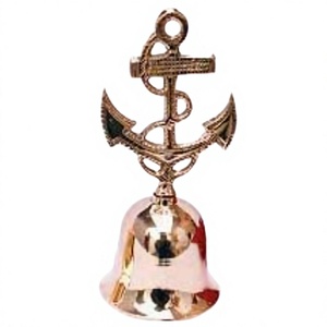 <b>Brass</b> Ship Anchor <b>Bell</b> Most Trending Antique Luxury Nautical Style Elegant <b>Bells</b> Event Supplies Craft Decorative <b>Bell</b> Home Decor - Product Image 1