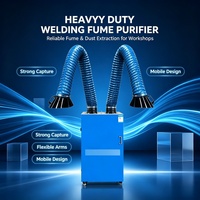 Extracteur de fumées de soudage portable à forte puissance d'aspiration pour système de purification des fumées de soudage en atelier – Utilisez l'air propre