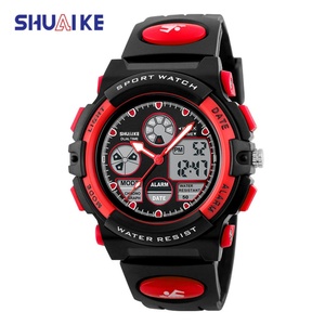 Montre à quartz pour enfants, étanche, à double affichage, numérique LED, vente chaude en usine - Product Image 3