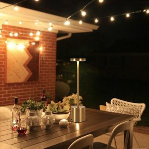 Lámpara de Mesa LED de Metal de Alta Calidad con Temperatura de Color Regulable de 3000-6000K, Ecológica, para Sala de Estar y Dormitorio - Product Image 4