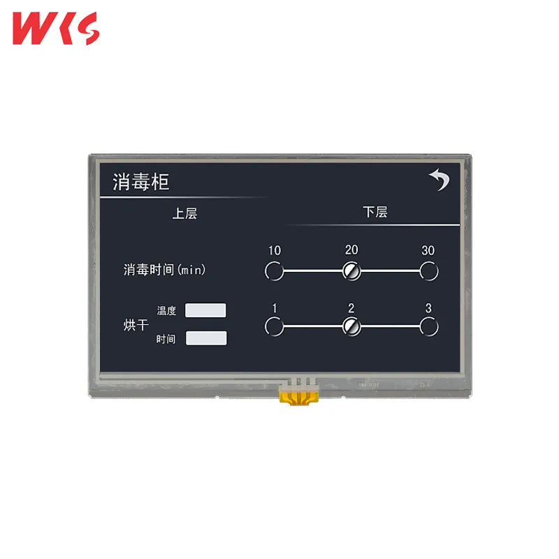 großhandel 4,3 zoll 480 * 272 auflösung mcu schnittstelle ips vollbildschirm 4,3 tft lcd-module