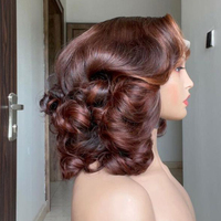 Perruques en cheveux humains doublement étirés pour femmes noires 13x4 13x6 Noeuds blanchis sans colle Perruque frontale en dentelle Hd transparente cheveux humains