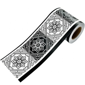 Vinile personalizzato <span class=keywords><strong>bordo</strong></span> impermeabile disegni carta da parati geometrica semplice carta da parati in Pvc 3d decorazioni <span class=keywords><strong>per</strong></span> la casa <span class=keywords><strong>per</strong></span> la decorazione della casa - Product Image 3