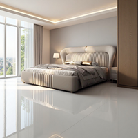 Lit double moderne de luxe convertible, extensible et réglable en hauteur, avec cadre en bois et rembourrage doux, pour chambre à coucher (petit modèle adulte)