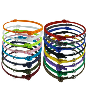 Collar Ajustable de Poliéster para Perro con Anillo para Etiqueta, Color Sólido, para Cachorros y Perros Pequeños - Product Image 5