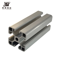 Tube carré de profil d'extrusion d'alliage d'aluminium de la vente directe 2020 d'usine pour des fenêtres et des portes
