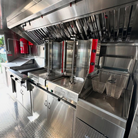 Camion de restauration rapide Hotdog personnalisé | Camion de nourriture de rue en acier inoxydable pouvant être conduit Remorque de restauration Festivals Événements entièrement équipés