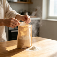 Poudre de Tremella Naturelle Pure de Qualité Supérieure pour Compléments Alimentaires et Aliments Santé