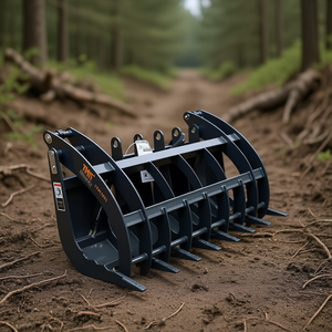 Accesorio Rastrillo de Raíces con Garra de 72 Pulgadas, Montaje Universal, Apertura de Mandíbula de 53 Pulgadas, Espaciado de Dientes de 9 Pulgadas, Equipo para Manejo de Materiales - Product Image 2