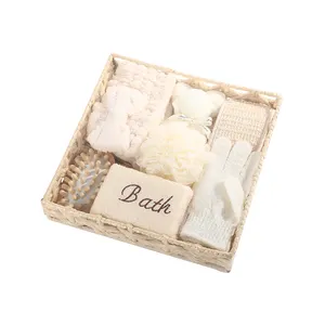 Stock hot sell Beautiful promotional spa products and new item bath set custom with logo luxury promotional gift items