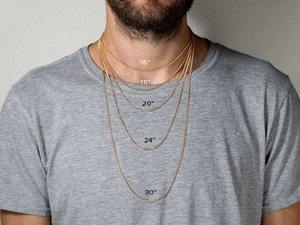 14K 18K מוצק זהב תכשיטים סיטונאי שרשרת קישור שרשרת - Product Image 6