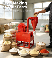 Moulin à céréales électrique domestique pour blé/riz/haricots/maïs, capacité 300 kg/h