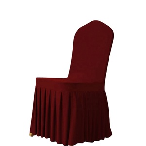 Housses de chaise en gros pour mariage, fête en extérieur, réunion, universelles, en polyester imperméable, durables, noires, à prix abordable - Product Image 4