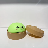 Jouet anti-stress mignon en forme de boulette de bao bao soufflante, extensible et compressible, pour enfants et adultes, idéal pour la fête