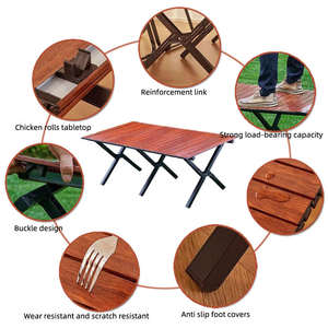 <span class=keywords><strong>Mesa</strong></span> Plegable Blanca de 4 Pies (120 cm) Directo de Fábrica, Portátil, Ligera, Duradera y Moderna para Picnics al Aire Libre, Cenas y Uso en Hoteles - Product Image 1