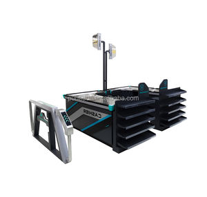 Para kutusu delikli özelleştirilmiş renk otomatik konveyör marketten süpermarket nakit sayacı - Product Image 1