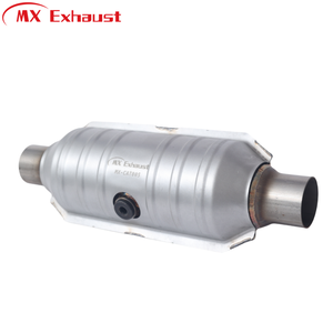 Universal knalpot Stainless Muffler mobil katalis 2 ''konverter katalis dengan keramik Euro3 Euro4 Euro5 standar - Product Image 3