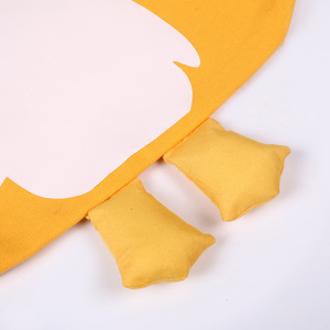 Sac fourre-tout écologique réutilisable en toile de jute robuste, brodé, avec logo-graphe personnalisé, idéal pour la plage ou comme sac à déjeuner - Product Image 4