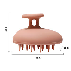 Cepillo de Silicona para Masaje del Cuero Cabelludo, Redondo, Impermeable, con Logotipo Personalizado al por Mayor, para Limpieza de la Caspa y Masaje de la Cabeza - Product Image 6
