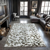 Décoration de luxe personnalisée Tapis de sol Tapis Polyester 3d sculpté Tapis de sol sculpté Tapis de sol Tapis pour le salon
