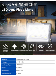 Projecteur extérieur super lumineux à lumen élevé 30W 50W 100W 150W 200W projecteur LED étanche - Product Image 6