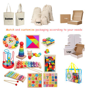 Jouets Montessori Jouets sensoriels en bois pour enfants Aides pédagogiques en bois Autres jouets éducatifs préscolaires pour bébés - Product Image 2