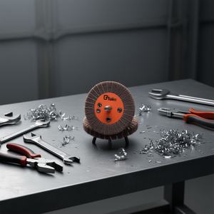 Disque à lamelles Ttake 50x30x6 mm en tissu TNT mélangé avec tige de 6 mm pour polissage - Product Image 3