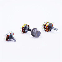 Gran oferta, módulo de cableado de alta calidad, potenciómetro, componentes pasivos, potenciómetro de película de carbono de 24mm