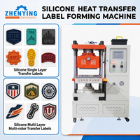 Equipo de Marcaje de Prendas de Vestir, Máquina de Alta Precisión para Hacer Etiquetas de Silicona para Textiles, Solución de Transferencia y Curado de Logotipos 3D por Calor