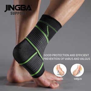 1 mảnh đàn hồi hỗ trợ mắt cá chân thoáng khí tay áo với dây đai có thể điều chỉnh cho bóng rổ bóng đá mỹ - Product Image 4