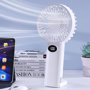 Nieuwe Draagbare 1200Mah Oplaadbare Persoonlijke Handheld Ventilator Batterij Werkende Mini 5V Outdoor Activiteiten Zomer Geschenkdoos Installatie - Product Image 6