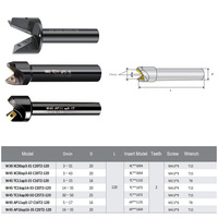 Fresa de Biselado Indexable Personalizada W30 W45 OEM CNC para Producción en Masa