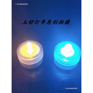 Luz LED Decorativa Mini para Acuario Ming Anjia, Impermeable, con Botón, Estilo Moderno, Forma de Melón de Invierno, 12 Piezas - Product Image 5