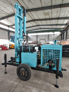 Diesel Boorgat Kern Tractor Gemonteerd Hydraulische Waterput Boorinstallatie Machine Oliemijn Roterende 100M 200M 300M Boorinstallatie" - Product Image 4