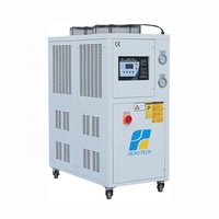 Çin 5HP hava soğutmalı su soğutucu endüstriyel scroll chiller için plastik işleme endüstrisi