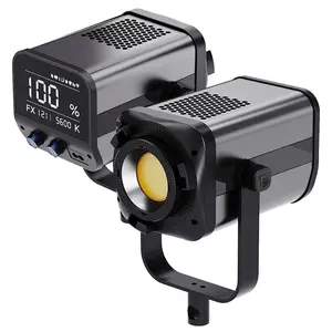 Professional 200W COB Continuous Light 18000lm Remote Control Audio Studio Video LED Light for Video Shooting