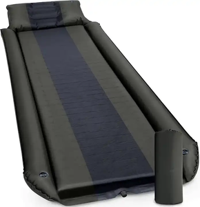Matelas de couchage avec accoudoir et oreiller-Protection contre le renversement-Matelas de camping <span class=keywords><strong>autogonflant</strong></span>, meilleurs tapis de lit pour tente et <span class=keywords><strong>hamac</strong></span> - Product Image 1