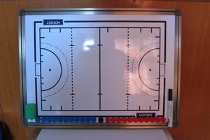 Mapa de entrenador de tablero táctico de baloncesto magnético de gran tamaño con soporte para marcador - Product Image 6