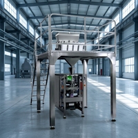 Machine d'emballage verticale industrielle RL420, machine VFFS automatique pour le remplissage et la fermeture de sachets de granulés et de poudres