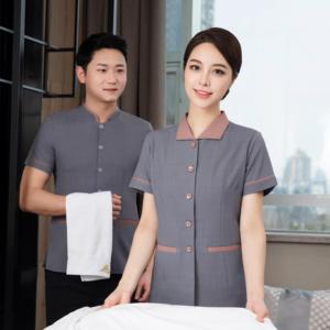 Uniformi Personalizzate per Addetti alle <span class=keywords><strong>Pulizie</strong></span> di Hotel, Unisex, con Logo Personalizzato - Product Image 1