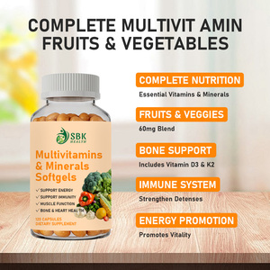 Cápsulas de Multivitaminas y Minerales de Alta Calidad, Refuerzan la Inmunidad, Mejoran el Bienestar General, Apoyan la Salud de la Piel y la Vista - Product Image 6