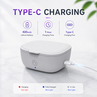 Boîte de stérilisation UV-C portable pour appareils dentaires, gouttières et prothèses, rechargeable Type-C, OEM