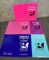 EASETRIP 50mil PVC Passeport Couverture Pet Passeport Titulaire pour Animaux Taille 21x16cm