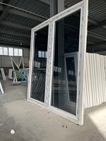 Portes et fenêtres en aluminium porte à double battant portes en aluminium avec grille