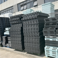 Encofrado de Plástico ABS Económico para Hormigón, Panel de Encofrado Ajustable para Pilares de Hormigón, Precio de Panel en China