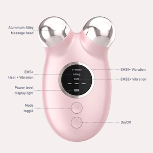 Appareil de beauté facial à microcourant professionnel pour lutter contre le vieillissement, raffermir la peau et prendre soin du visage à domicile ou en salon - Product Image 4