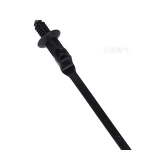 X151 Attaches de câble à long pied Attaches zippées en nylon de <span class=keywords><strong>sapin</strong></span> 5.1*235mm avec épaisseur de plaque de 0.6-6mm et diamètre de trou de 6.1-7mm pour voiture - Product Image 4